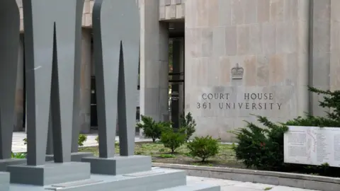 Anadolu via Getty Images A general view of Toronto Superior Court Justice on July 24, 2024 in Toronto, Canada