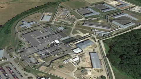 Google Aerial view of HMP Stocken