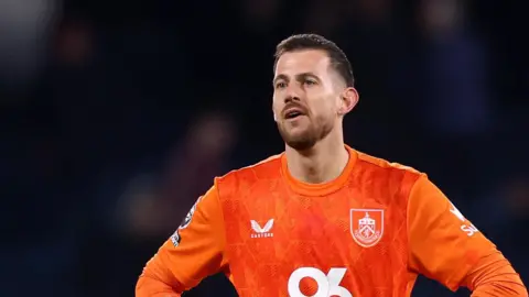 Martin Dubravka in action for Burnley last season