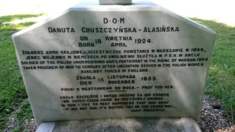 Friends of Foster  Grave of Danuta Gruzsczynska-Alasinska