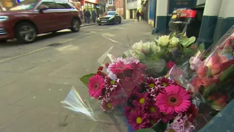 Flowers on Willow Street, Oswestry