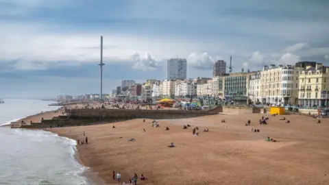 A view across Brighton seafront.