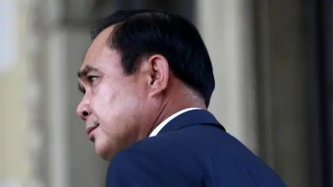 Reuters Thailand"s Prime Minister Prayuth Chan-ocha reacts after presiding over Thailand Corporate Excellence Award for Financial Management at the Government House in Bangkok, Thailand, September 9, 2015.