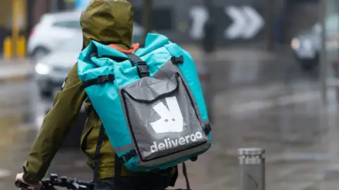 Getty Images Deliveroo rider