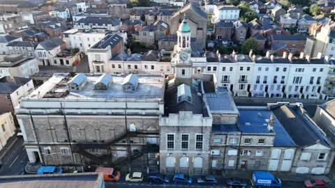 Savills Auctions A bird's eye view of the back of Ryde Theatre.