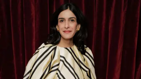 Getty Images Priya Dogra attends a dinner hosted by Laura Weir, British Fashion Council CEO, and Ben Roberts, British Film Institute CEO, at Mount St. Restaurant on February 18, 2026 in London, England.