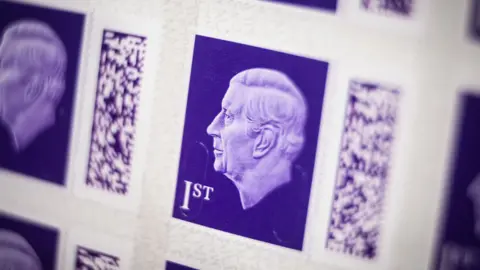 Getty Images First class stamp featuring the portrait of the Kin