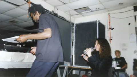 Flynn and Flora An old image of Flynn & Flora performing