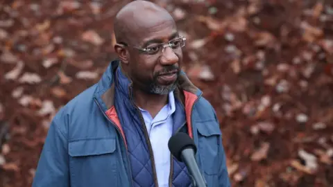 Getty Images Georgia Democratic Senate candidate U.S. Sen. Raphael Warnock