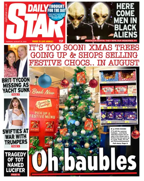 Daily Star front page