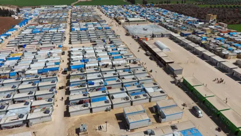 Getty Images Refugee camp