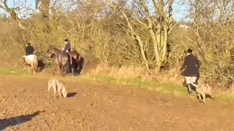 Nottingham Hunt Saboteurs Quorn hunt members