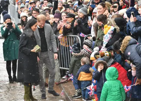 PA Meghan and Harry on walkabout in Bristol