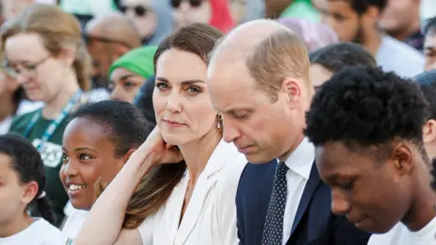 Reuters Duke and Duchess of Cambridge attend the Grenfell memorial