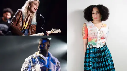 BBC / Getty Images Wolf Alice, Celeste and Ghetts