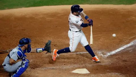 Getty Images Los Angeles Dogers play the Houston Astros in Houston in October