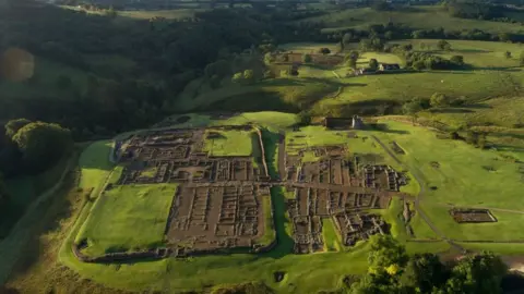 Vindolanda Trust Aerial view of Vindolanda