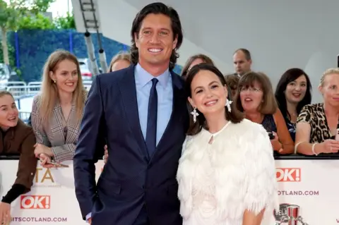 PA Media Vernon Kay and Giovanna Fletcher