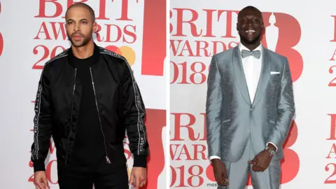 Getty Images Marvin Humes and Stormzy