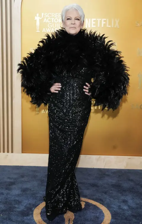 Getty Images Jamie Lee Curtis at the 31st Screen Actors Guild Awards held at Shrine Auditorium and Expo Hall on February 23, 2025 in Los Angeles, California