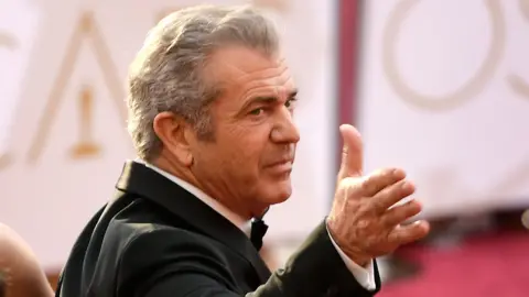 Getty Images Mel Gibson at the 2017 Oscars