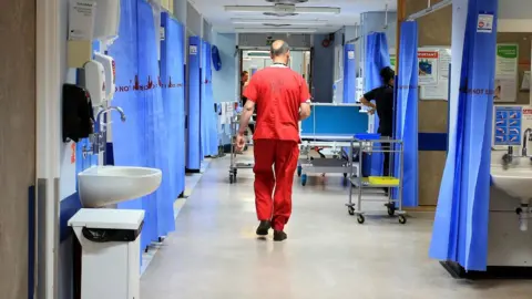 PA Doctor in hospital ward