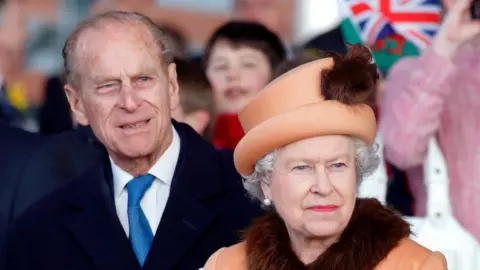 Getty Images Prince Philip Duke of Edinburgh accompanies Queen Elizabeth II as she officially opens the new National Assembly for Wales Building (The Senedd), home of the Welsh Parliament on March 1, 2006 in Cardiff, Wales.