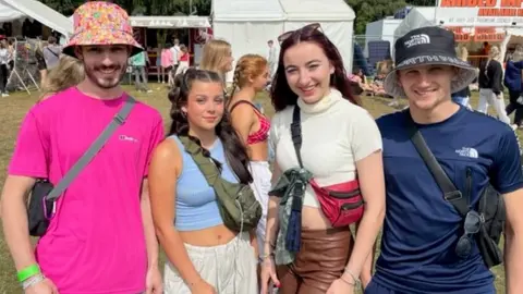 Jenni Smith/BBC Tommy, Amy, Keira and Kieran from Liverpool