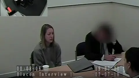 Cheshire Police Screenshot of Lucy Letby custody interview