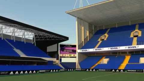 Ipswich Town FC Artist's impression on planning application for Ipswich Town FC improvements