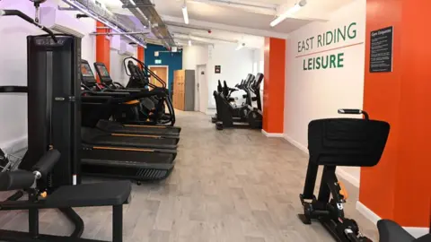 East Riding of Yorkshire Council The gym at East Riding Leisure South Holderness