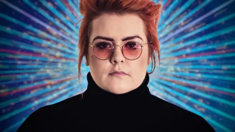 PA Bristol actor and comedian Jayde Adams posing for a promotional shot for Strictly Come Dancing in 2022.
