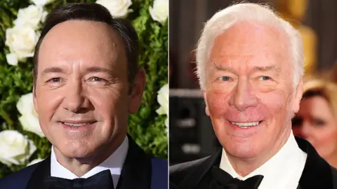 AFP/PA Kevin Spacey and Christopher Plummer