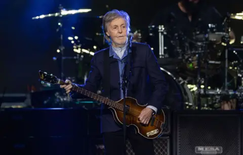 Paul McCartney performs at The O2 Arena