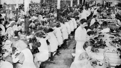 Getty Images Shoe factory