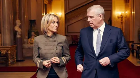 BBC Foto Emily Maitlis dan Pangeran Andrew