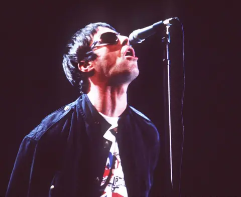 Getty Images Liam Gallagher of Oasis