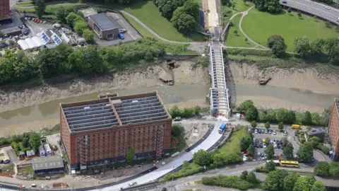 TravelWest The Ashton Avenue swing bridge makes up part of the Metrobus route through south Bristol