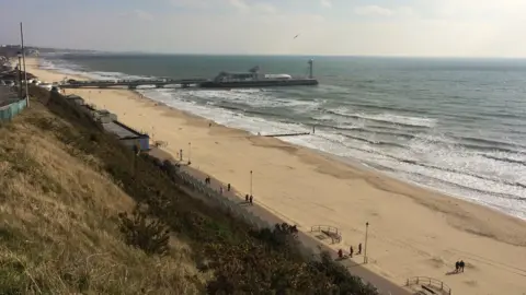 Bournemouth beach and pier