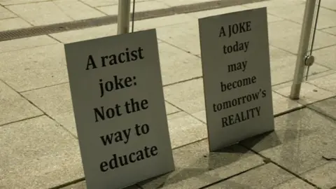 Jimmy Carr Protest