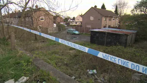 Scene of suspected carjacking