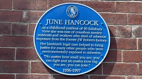 Leeds Civic Trust Blue Plaque for June Hancock