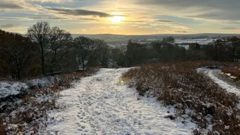 Richard Hutton Snowy hills in Whitby, North Yorkshire, sent in by a BBC Weather watcher