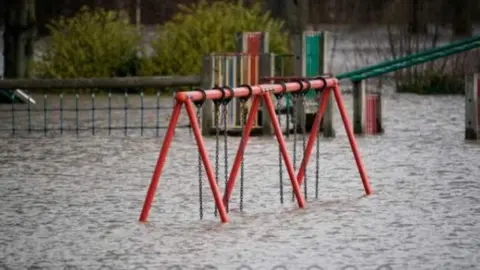 Getty Images Swings under water