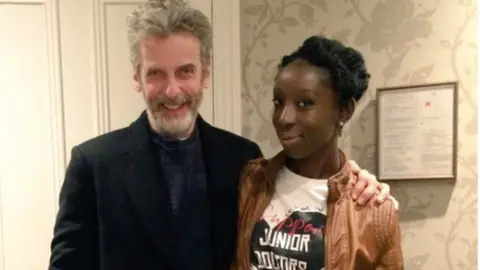 Eunice Olumide Eunice Olumide with former Doctor Who Peter Capaldi