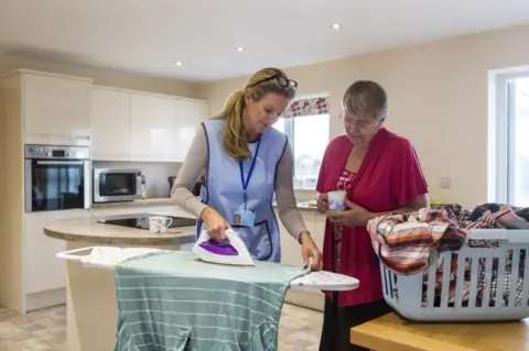 Getty Images Care worker