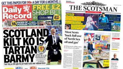Scotland's papers: 17 January