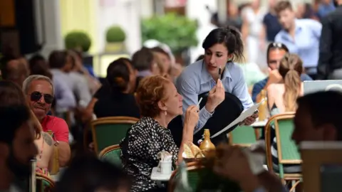 Getty Images restaurant worker