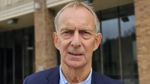 Paul Moseley/BBC A picure of David White