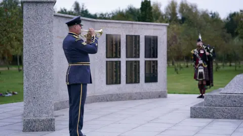 PA Media RAF trumpeter Sgt Matt Peck